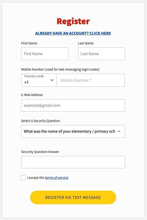 New Member Registration & Signup 